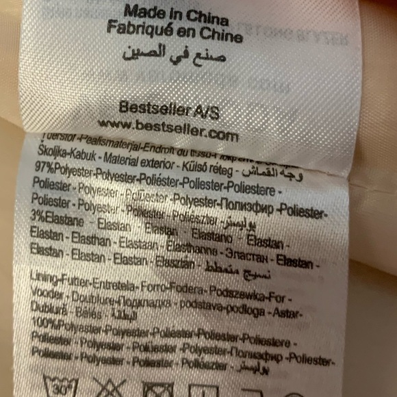 Vero Moda Cream Longsleeve Open Front Blazer - Picture 11 of 15